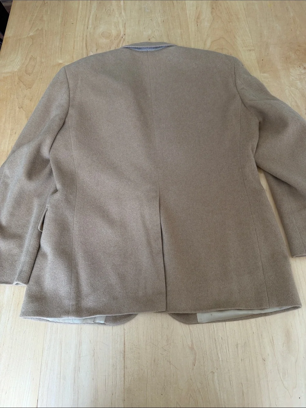 VTG Andhurst Men's Classic Tan Wool Blazer